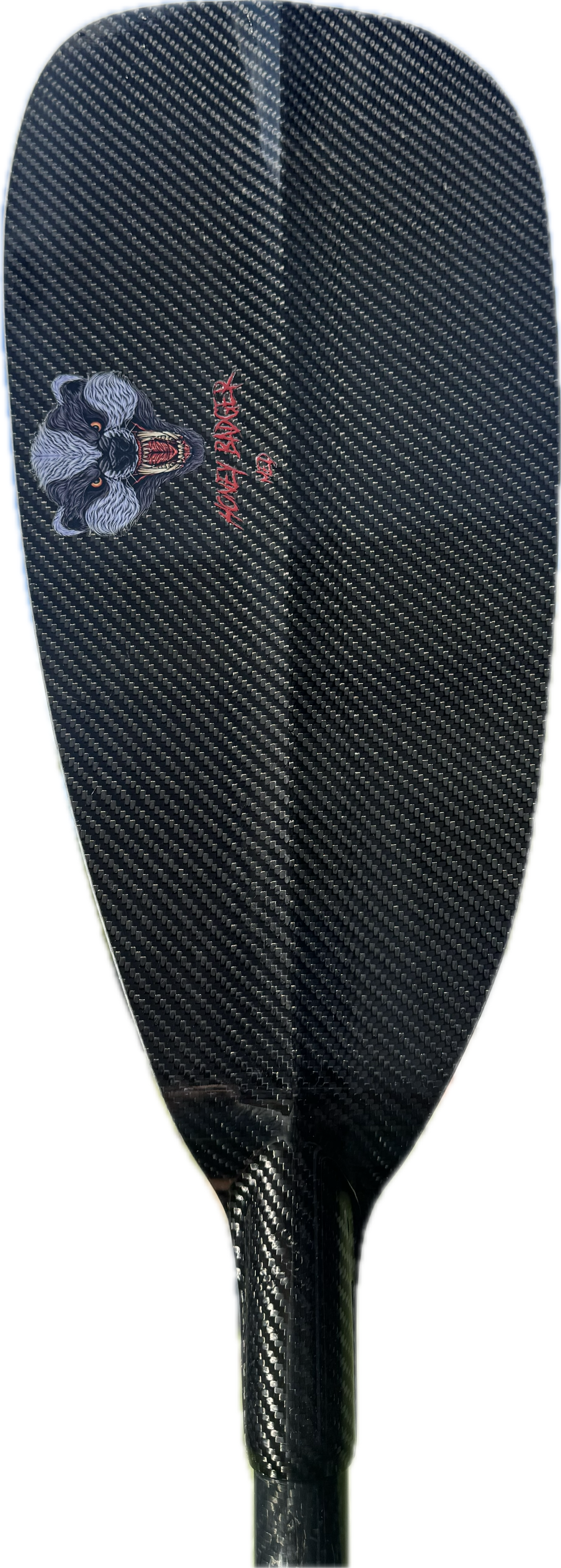 Honey Badger Whitewater Paddle, Carbon (1 Piece)